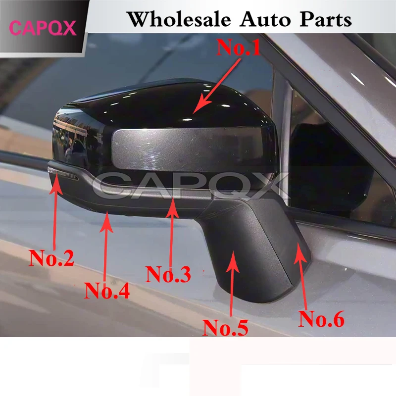 CAPQX 1 piece Rearview Mirror Cover For Toyota RAV4 XA60 2026 Mirror Glass Mirror Frame Lower Cover