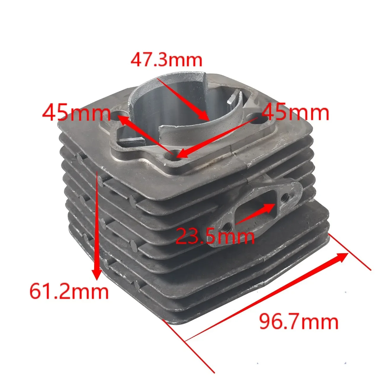 Engine Barrel Cylinder Bore Fit 66/80cc 2-Stroke Motorised Bike