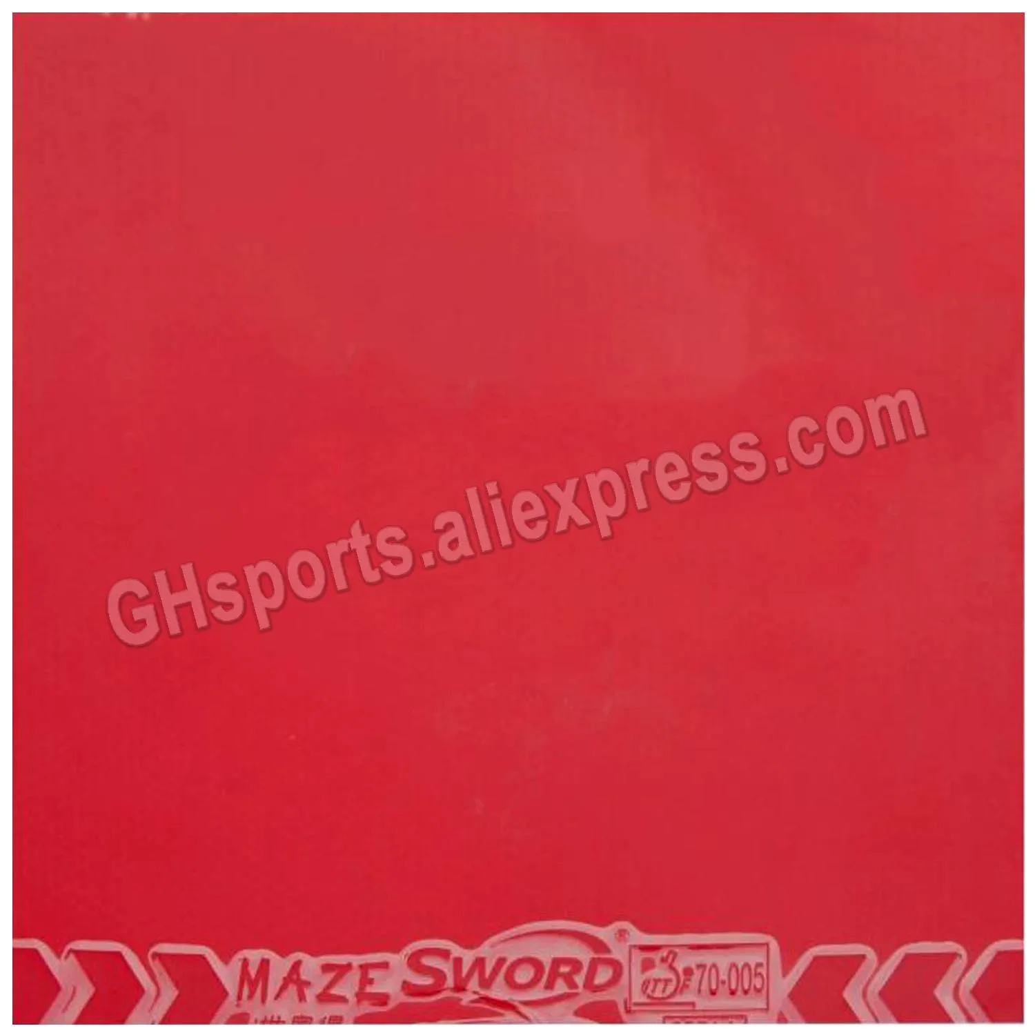 Sword Red Maze Tacky Pips in tafeltennisrubber met spons Attack plus lus voor racket