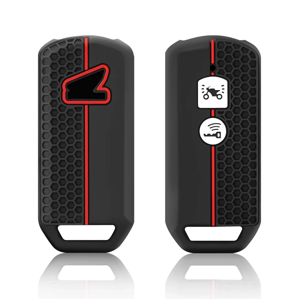 Funda de silicona para llave, llavero para Honda Pcx 125 Forza 125 300 350 750 ADV Xadv Super Cup SH150i SH300 Sh125 XAV Xlov SH