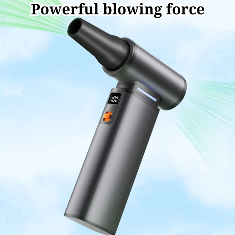Przenośny, ręczny wentylator z silnikiem o wysokiej prędkości, długotrwała żywotność baterii, przenośny, mocny wiatr, regulowany, wygodny, ładowalny wentylator.