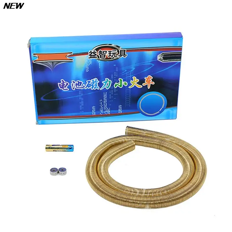 Electromagnetic Power Battery Train Maglev Train Toy School Science Physical Experiment Technology Production Training Wholesale