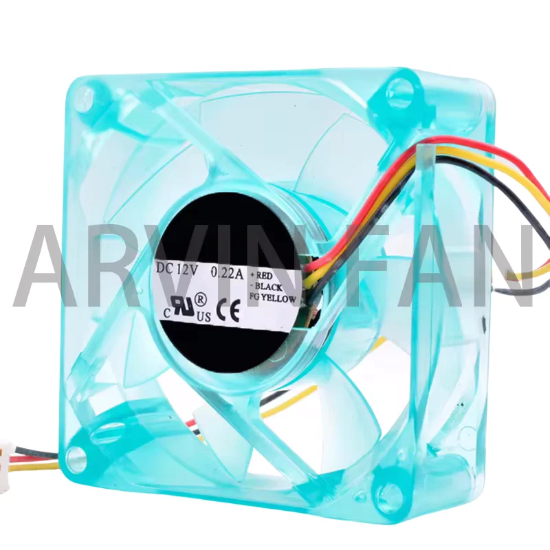 Brand New Original DF0702512RFMN 7cm 7025 70mm Fan DC12V 0.22A 3 Lines Speed Detection CPU Cooling Fan