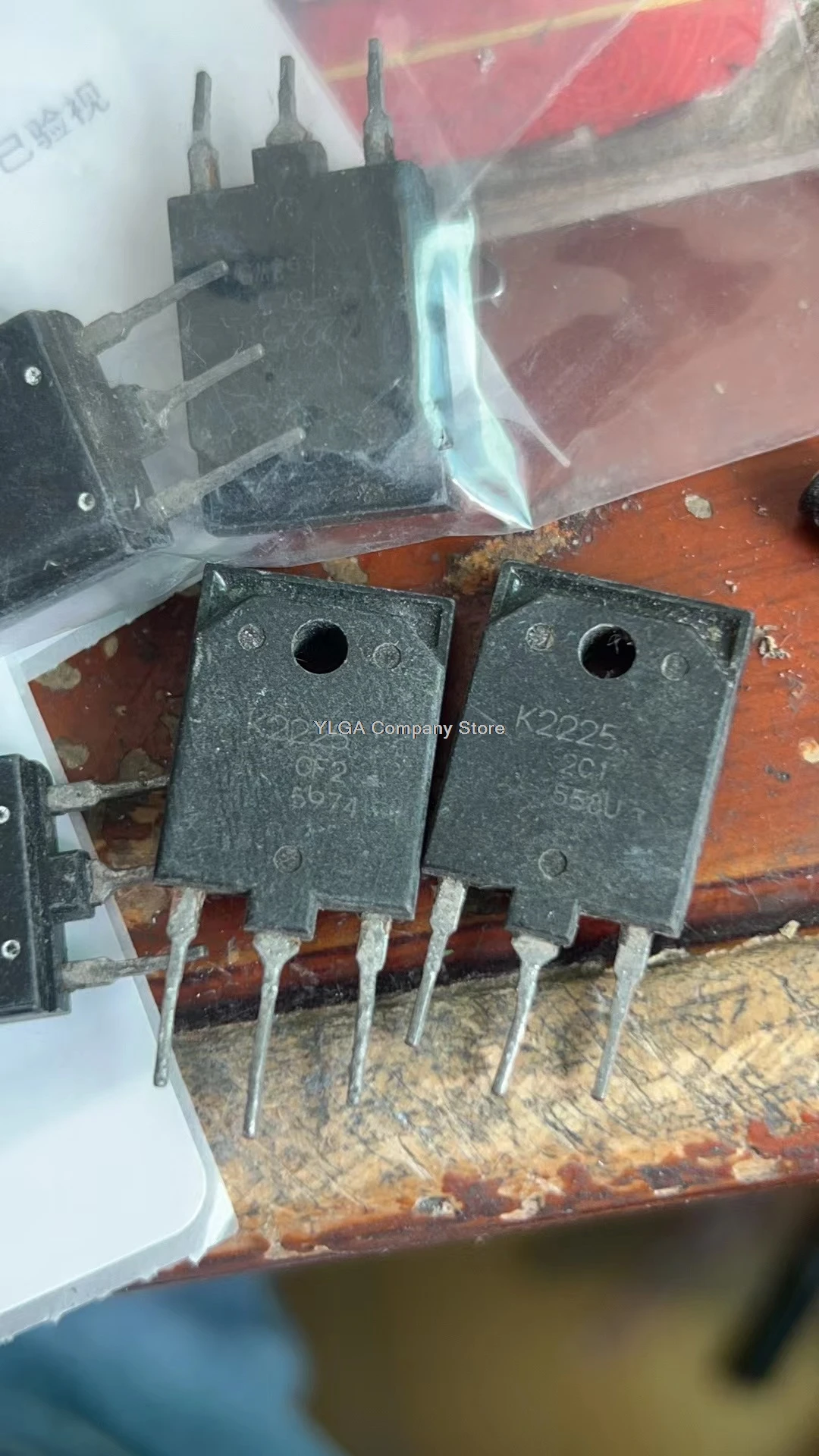Original imported K2225 2SK2225 inverter MOS field-effect transistor TO-3P can be directly photographed         10PCS