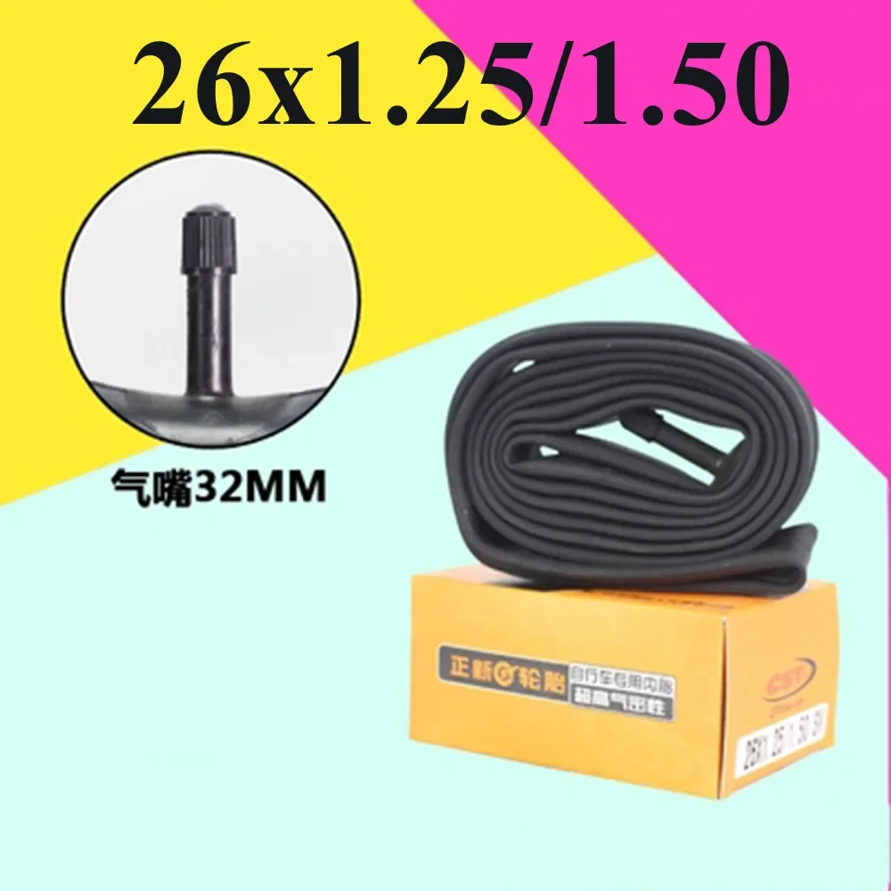 26 Inch 26x1.25/1.50 Inner Tube 26x1.25 Inner Camera 26x1.50 Inner Tire for Bike Bicycle Accessories