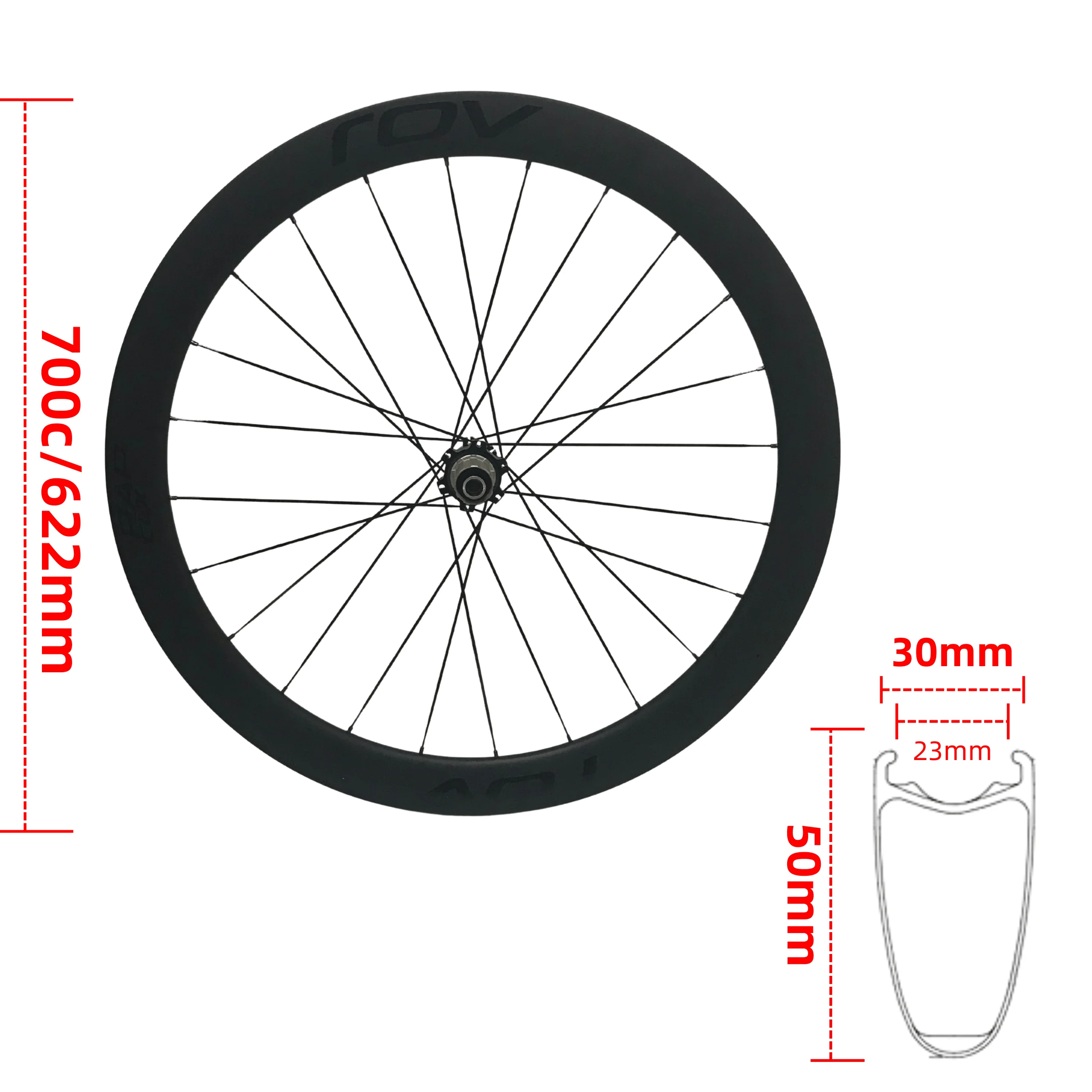 T1100 Carbon Velg 50mm Hoogte  - Disc Lock Brake recensie en prijs