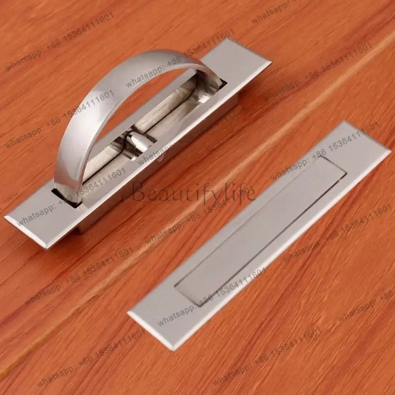 Japanese-style special invisible handle smooth flip handle embedded thickened stable anti-break  LD