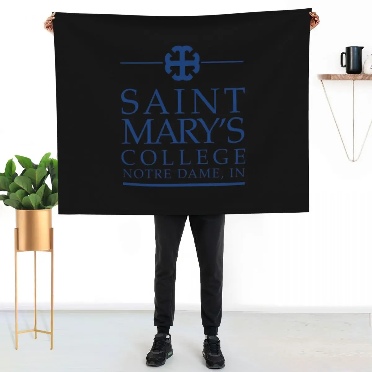 Saint Mary's College-belles Throw Blanket funny gift Blankets Sofas Of Decoration For Sofa Thin Sofas Plush Heavy Blankets