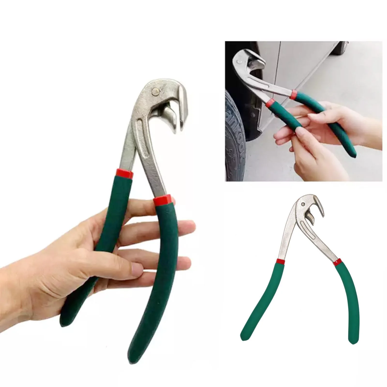 

Car Fender Edge Repair Tool Paintless Dent Repair Kit Autobody Repair Tools Car Edge Trimming Pliers Flat Hole Caliper Tool Clip