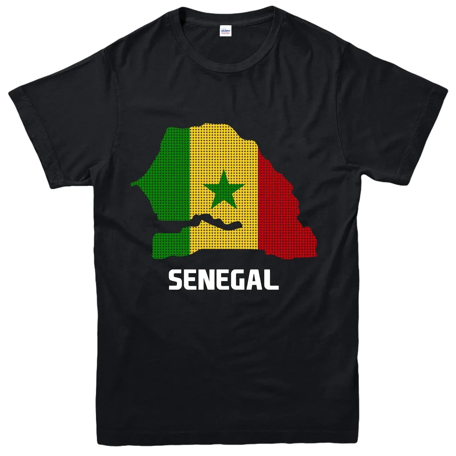 Hot sale Fashion Senegal Map Flag T-Shirt. Summer Cotton Short Sleeve O-Neck Mens T Shirt New S-3XL