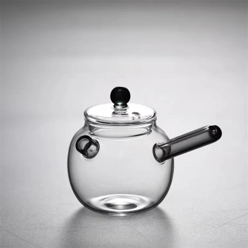 120ml Mini Kung Fu Small Glass Teapot With Filter Japanese Style Tea Maker Teaset One Person Drinking Tea Pot Household Teaware
