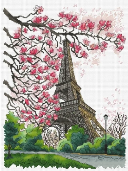 

Парижская башня 37-46 DIY игольная работа Набор для вышивки крестом Набор для вышивки крестом 28ct 14ct 32ct Metallic aida