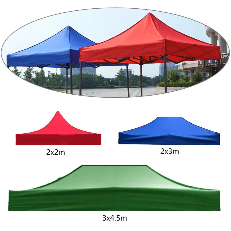 Replaceable Gazebo Roof Cloth Waterproof Sun Shade Tent Top Cloth Outdoor Patio Awning Oxford Cloth UV Protect Cover