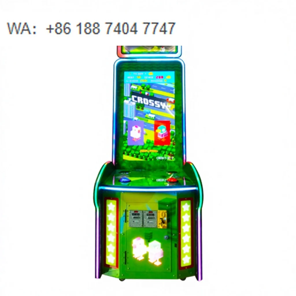 Hot Selling Indoor Amusement Ticket Park Crossy Road Arcade Ticket Redemption Game Machine