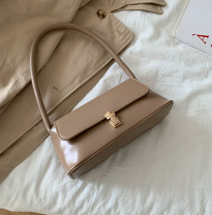 Französische Kleine Trendige Umhängetaschen für Damen 2025 Neuer Stil Modische Handtaschen Vielseitige und Stilvolle Umhängetasche Komplett – Detail 11