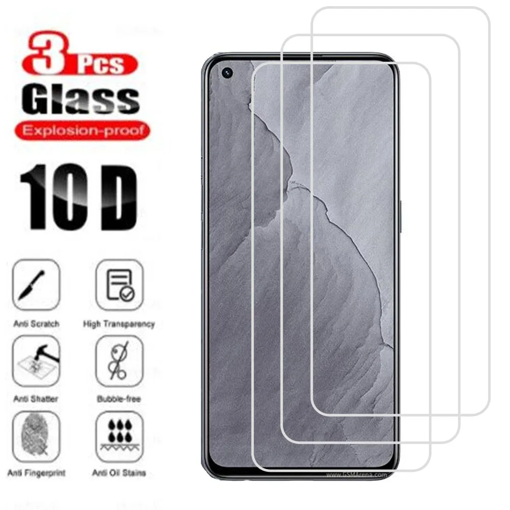 3pcs Original Protection Tempered Glass For Realme GT Master Edition 6.43 RMX3363 RMX3360 Screen Protective Protector Cover Film