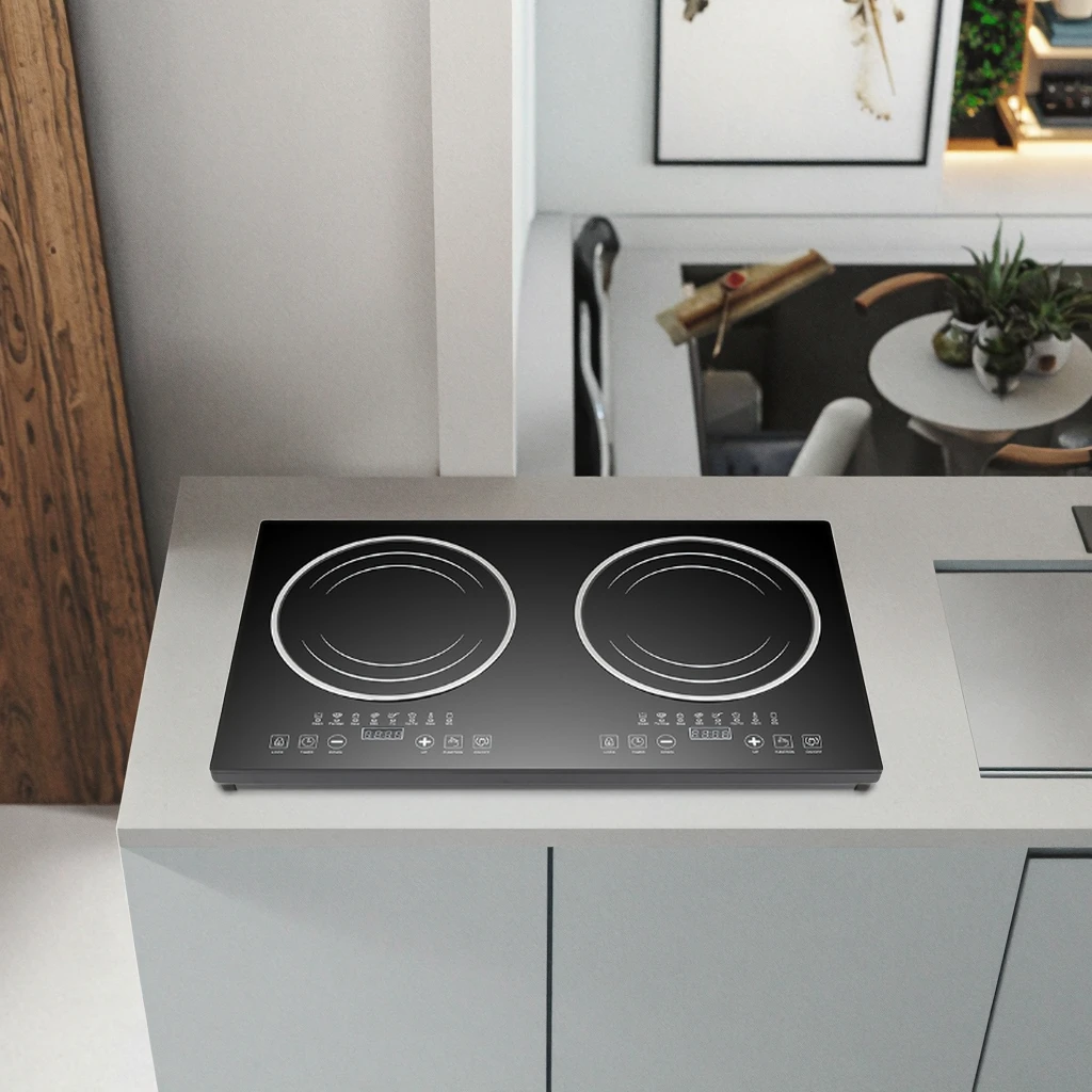 Electric Cooker High Power Kitchen Appliance 220-240v 3500W Double Burner Electric Hot Plate Induction Cooker