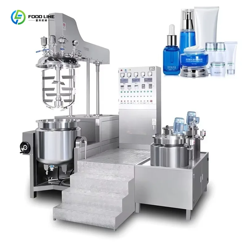 Factory Direct Industrial High Precision Emulsion Grinding Mixing Homogenizer For Body Wash Processing Equipment