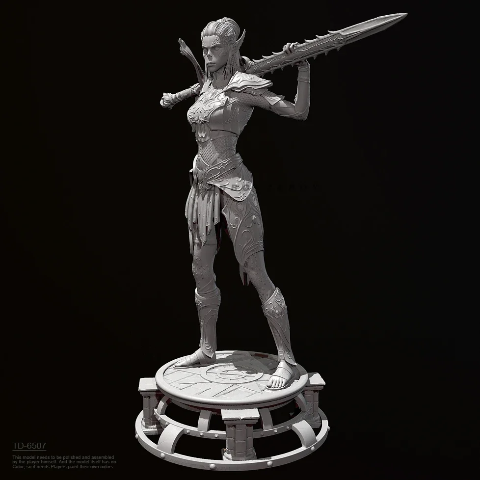 The height of man 38mm 50mm 75mm Resin model kits figure beauty colorless and self-assembled 3D Printing TD-6507/3D