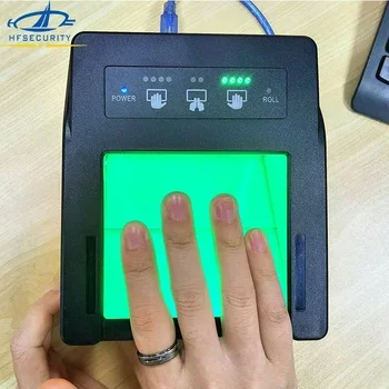 HF-Bio7plus Free SDK FBI Certificate Optical 10 Fingerprint Sensor for Nigeria NIMC Registration Biometric Fingerprint Scanner