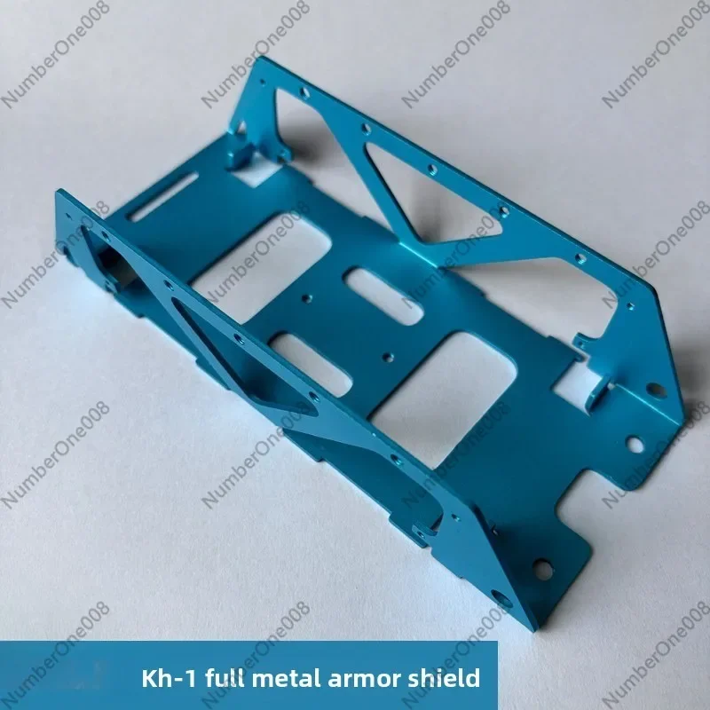 Full Metal Armor Shield Case for Elecraft KH-1, Portable Outdoor Protective Shell for QRP HF Ham Radio Transceiver