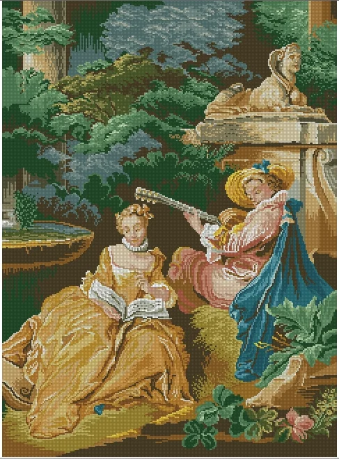 

Картина маслом любовник 18CT 16CT 14CT без печати наборы для вышивки крестом искусство вышивки DIY рукоделие ручной работы домашний декор