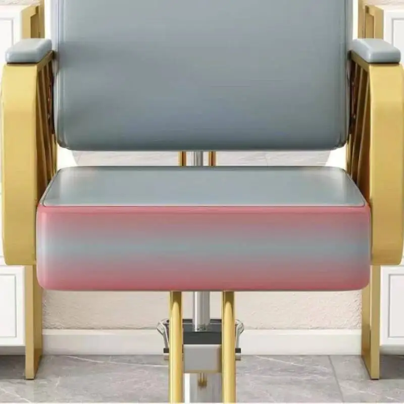 dyeing perm barber chair lift High-end seat Rotatable comfort fashion barber chair aesthetic design friseurstuhl salon furniture