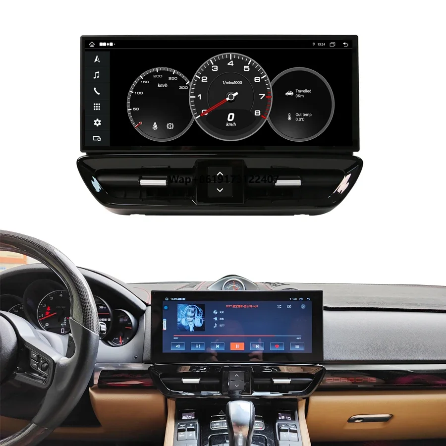 

12.3 Inch 1080p Carplay Android Auto Radio for 957 958 Navigation Upgrade Touch Screen 2010-2017