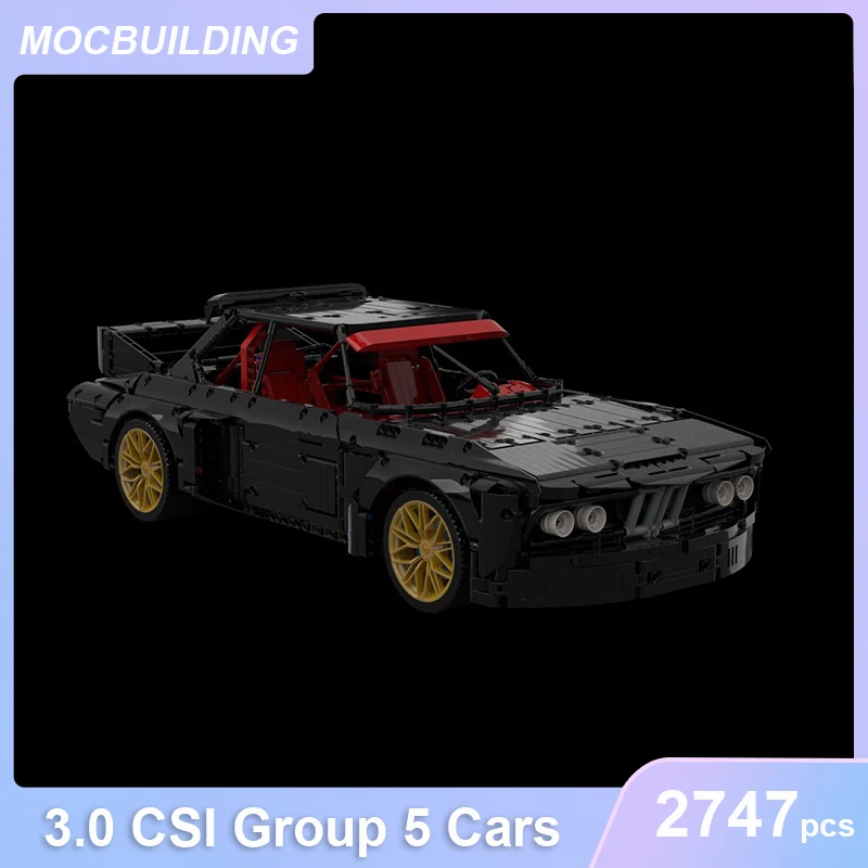 3.0 CSI Group 5 Cars Model MOC Building Blocks DIY Assemble Bricks Educational Creative Transportation Toys Xmas Gifts 2747PCS