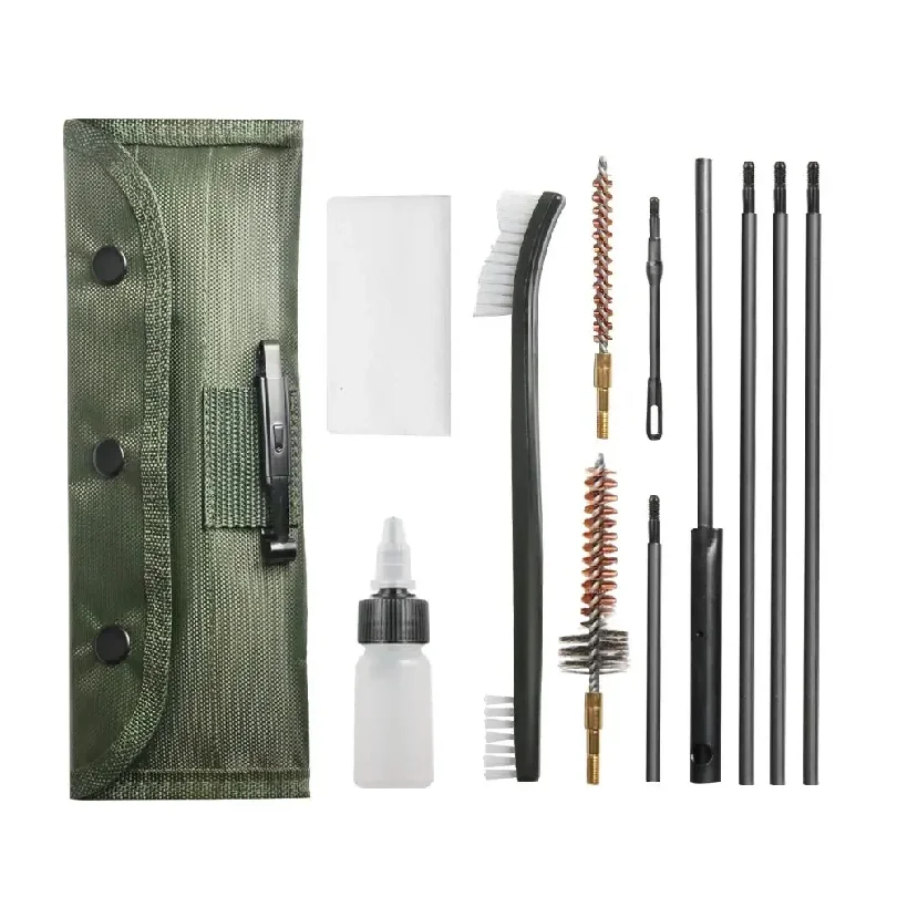 10PC/Set AR15 M16 M4 Gun Brushes Cleaning Kit Airsoft Pistol Cleanner 5.56mm .223 22LR .22 Tactical Rifle Shotgun Gun Brushes