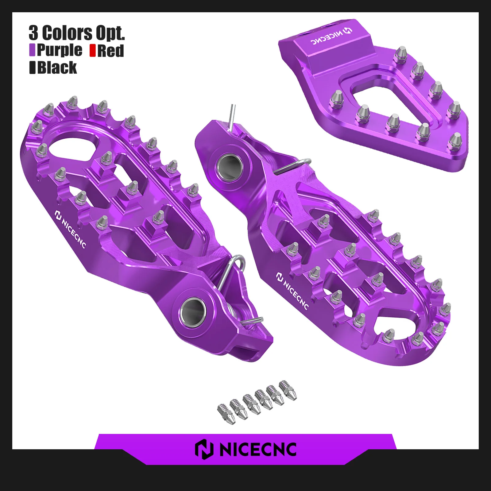 2025 2024 For Stark Varg EX MX Offset Foot Pegs Footrests Enlarged Brake Pedal Tip Stark Varg EX Accessories Electric Dirt Bike
