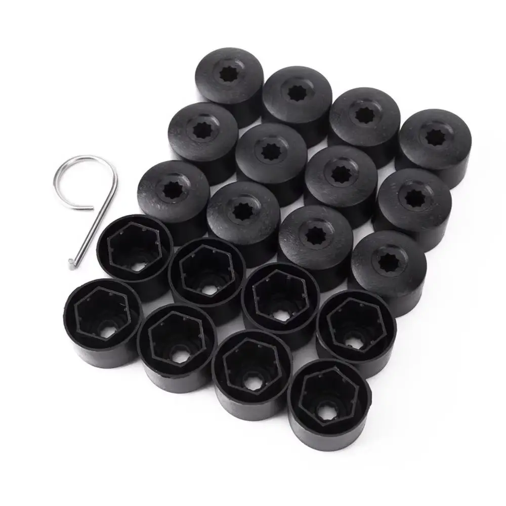 20pcs Car Wheel Bolt Caps Tyre Screws Cover for Volkswagen VW POLO Tiguan Passat B5 B6 B7 Golf 4 5 6 7 MK6 Jetta MK5 Bora Touran