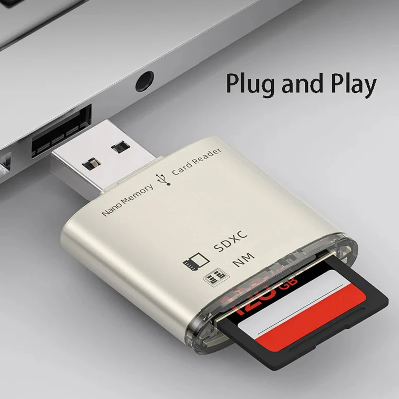 2 منفذ USB 3.0 قارئ بطاقات 8GB-128GB SD SDXC لهواوي NM نانو بطاقة الذاكرة الكتابة محول ذاكرة الكمبيوتر المحمول تمديد USB محول