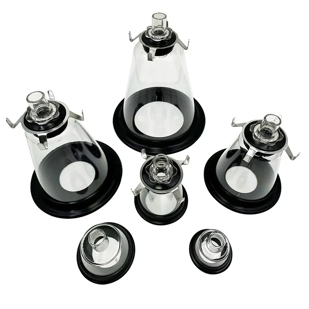 

Pet NO.1-NO.6 Anesthesia Mask Dogs Cats Transparency Manual Resuscitator Veterinary Anesthesia Oxygen Mask Pet Care Room