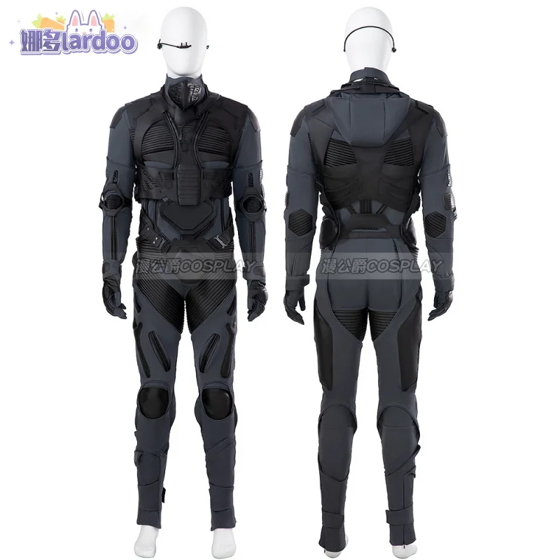 The Hero Aka Dune 2 Cosplay Costume Paul Atreides Jumpsuit With Vest Bodysuit Cape Mask Halloween Outfit