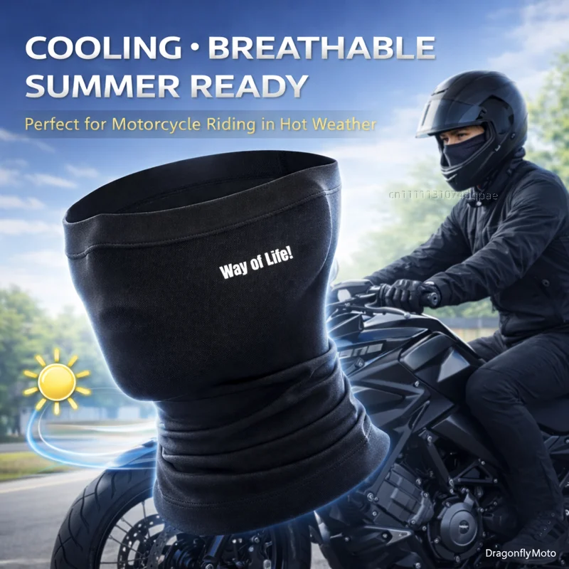 

for SUZUKI 650 VSTROM V STROM DL XT DL650 650XT Custom Logo Motorcycle Mask Summer Breathable Neck Scarf UV Protection