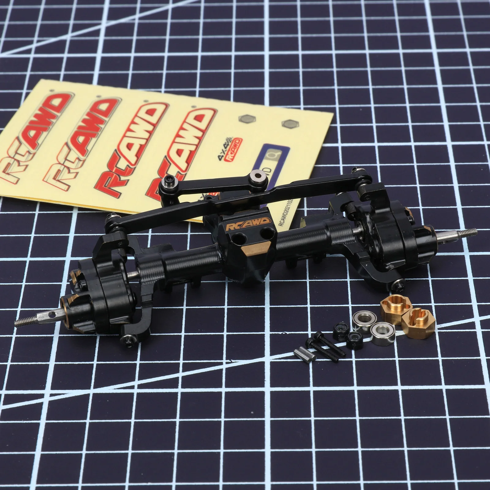 

RCAWD Brass Steel SCX24 Front Portal Axle Set for Axial 1/24 SCX24 AXI90081 AXI00001 AXI00002 AXI00005 AXI00006 Upgrades Parts