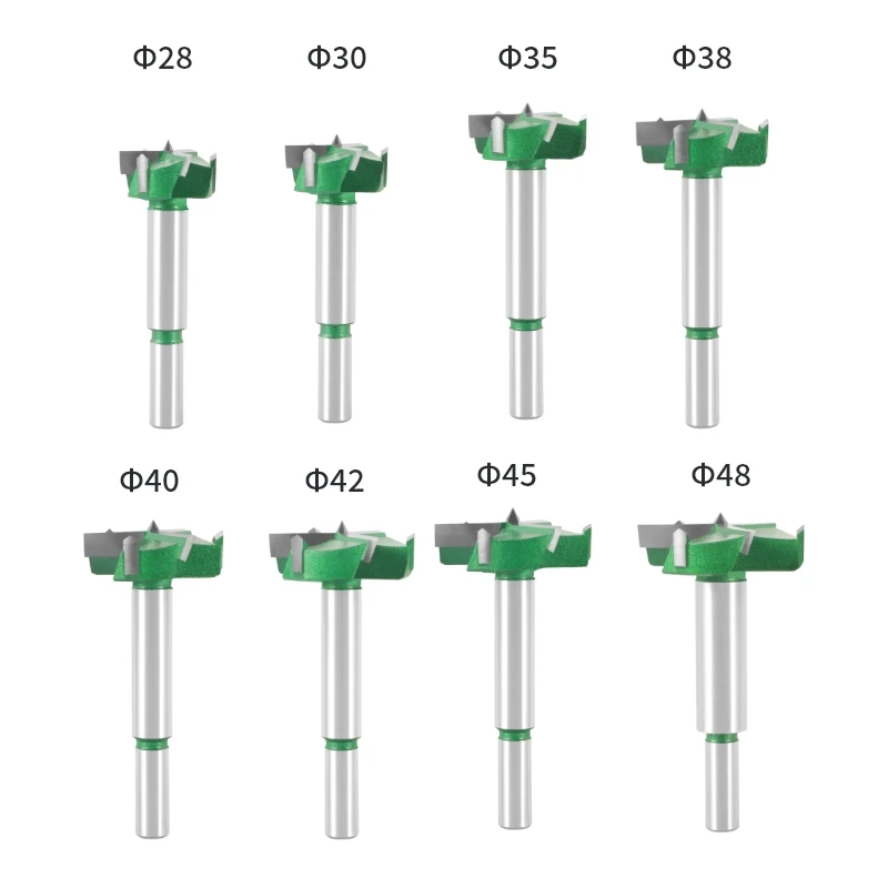 YUSUN  Hinge Boring Bit Forstner Drill  Three Carbide Router Cutter  Woodworking Milling For Wood