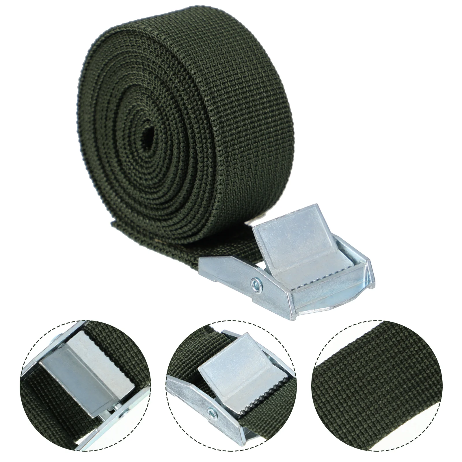 

4pcs Camera Fixing Strap Green Outdoor Hunting Field Camera Belt Adjustable Securing Strap for Camping Hiking