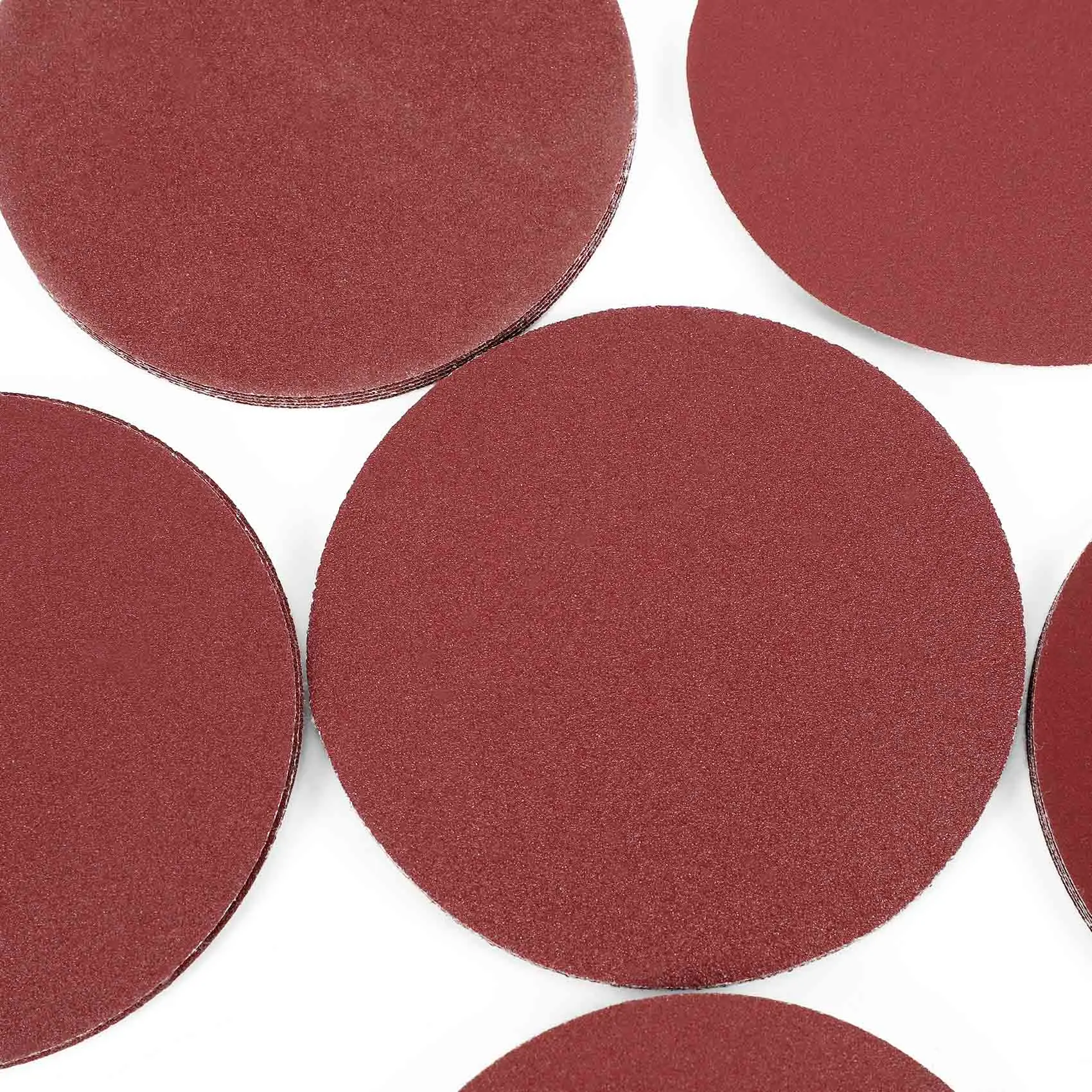 /05/2019 de Ponçage Ronds en Papier de Verre, Feuilles de Grain 80/125/100/120/180, Crochet et Boucle pour Grains de Ponceuse, 5 Pouces, 240/320mm, 30 Pièces/Ensemble