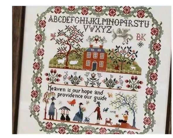 Cross Stitch Kit   Cross stitch craft kit hobbies for adults embroidery kits christmas village cross stitch embroidery  