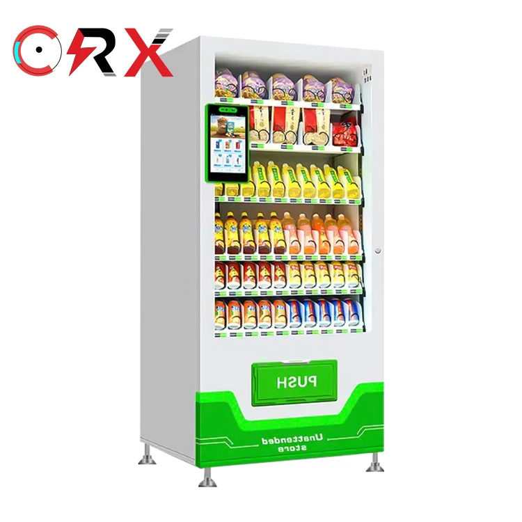 Cashless Vending Machine QR Code Payment Vending Machine for Snacks and Drinks