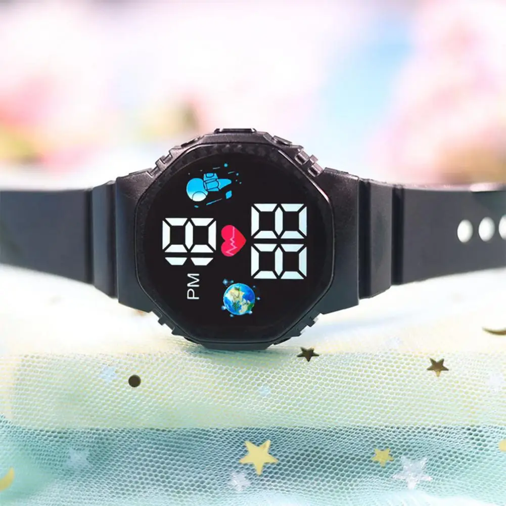 Reloj electrónico inteligente para niños y niñas, pulsera Digital LED, resistente al agua, regalo de cumpleaños, 2023