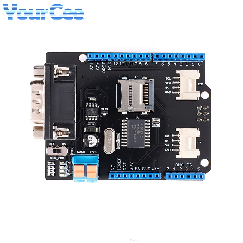 CAN-BUS Shield V2 Bus Expansion Board Module IIC I2C and UART For Arduino