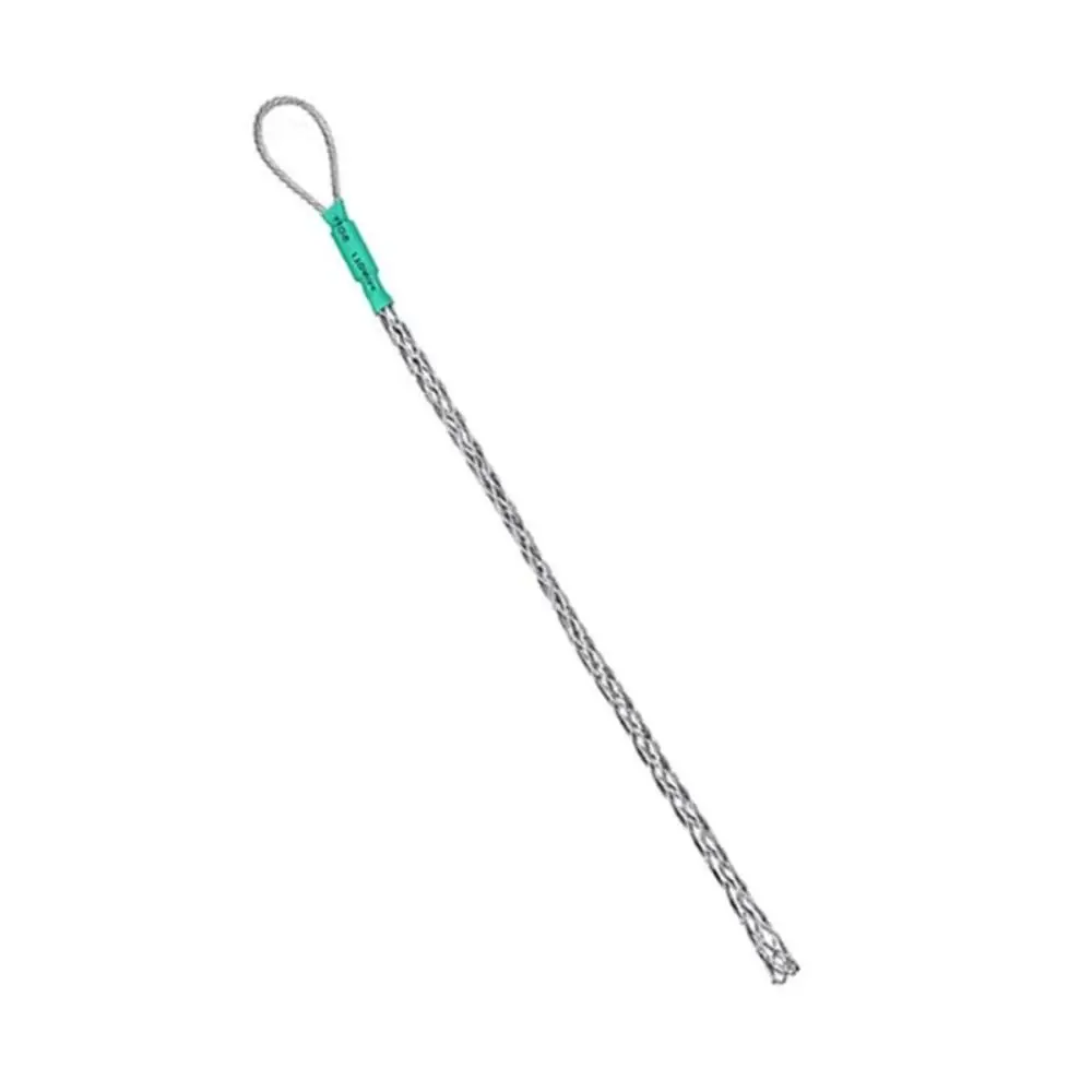 Galvanized Metal Cable Pulling Socks Anti-Slip Design Flexible Eye Mesh Puller Multi-size Steel Mesh Cable Puller Cable Pulling