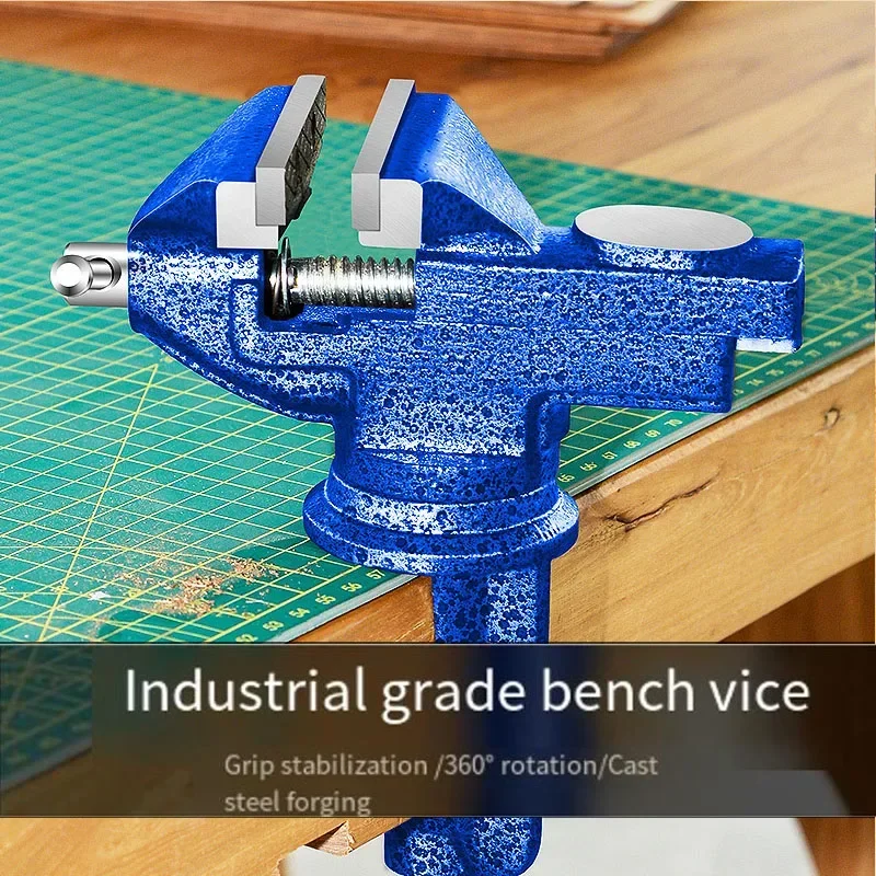 1pc Type-50 60 70 Universal Bench Vice Machine Vise Clamp Full Metal Multifunction Woodworking Tools for DIY Table Use