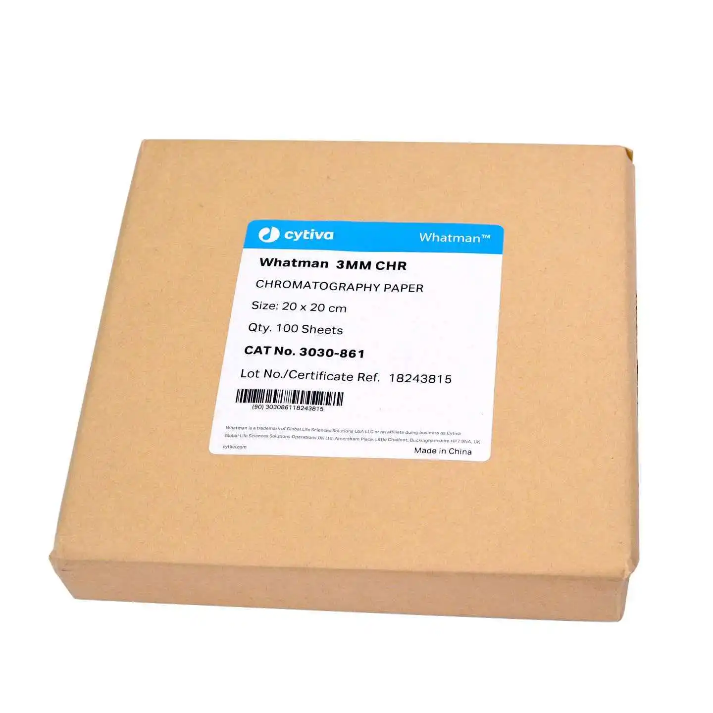 

Whatman 3MM chromatography filter paper WB electrophoresis membrane wet transfer experiment Western blot 3030-861/303010133 20 *