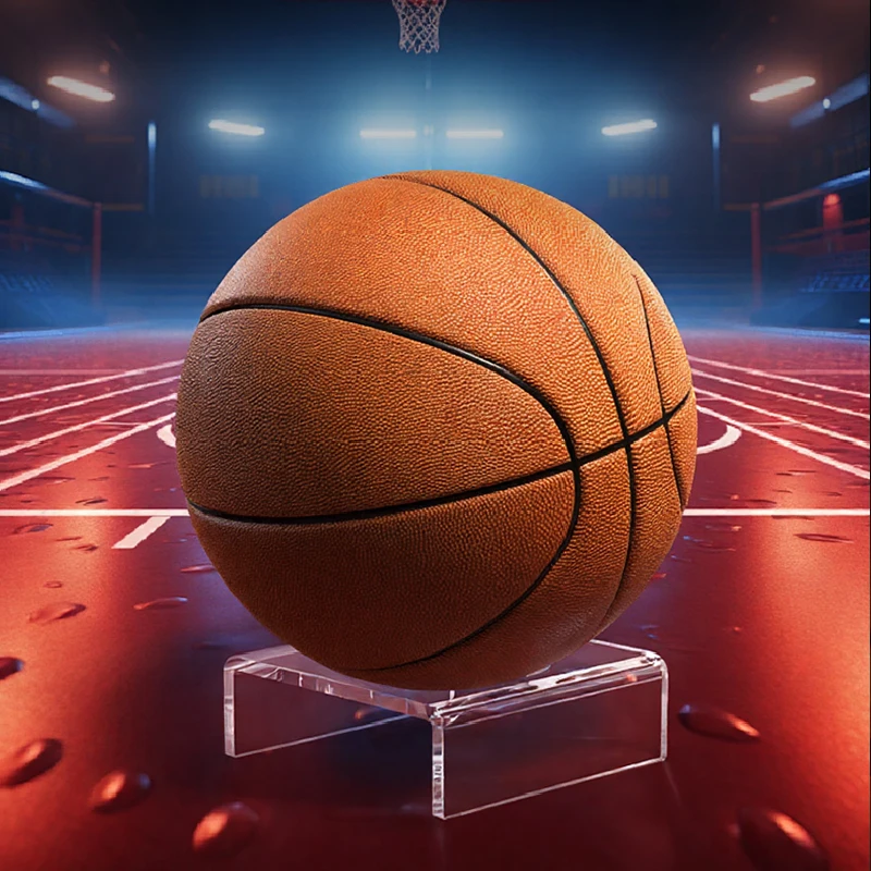 

Акриловая квадратная подставка для баскетбола, стойка для хранения баскетбола, футбола, волейбола, регби, стеллаж для выставки товаров, держатель для мячей, подставка для мячей