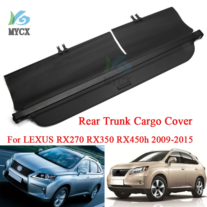 

For LEXUS RX270 RX350 RX450h 2009-2015 Rear Trunk Cargo Cover Partition Curtain Screen Shade Security Shield Auto Accessories