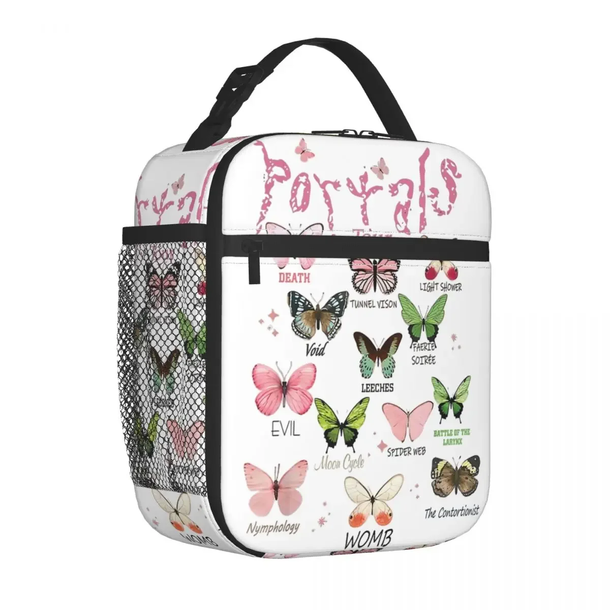 Tour Butterflies Full Albums Melanie Martinez Insulated Lunch Bags Leakproof Meal Container Cooler Bag Tote Lunch Box